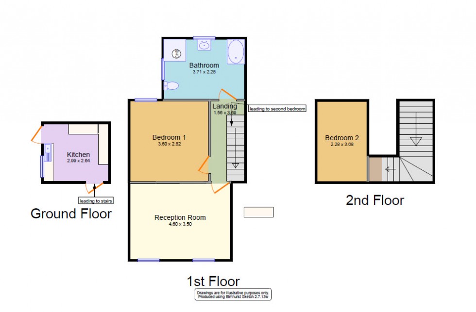 Floorplan for Chapel Street, Ripley