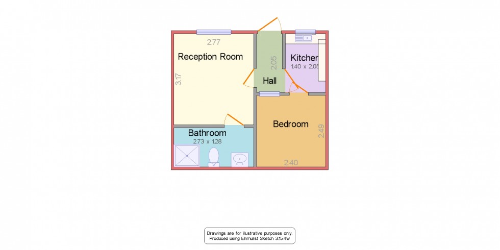 Floorplan for Chapel Street, Ripley