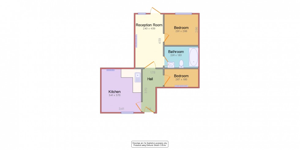 Floorplan for Chapel Street, Ripley