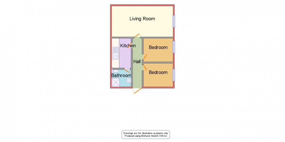 Floorplan for Chapel Street, Ripley