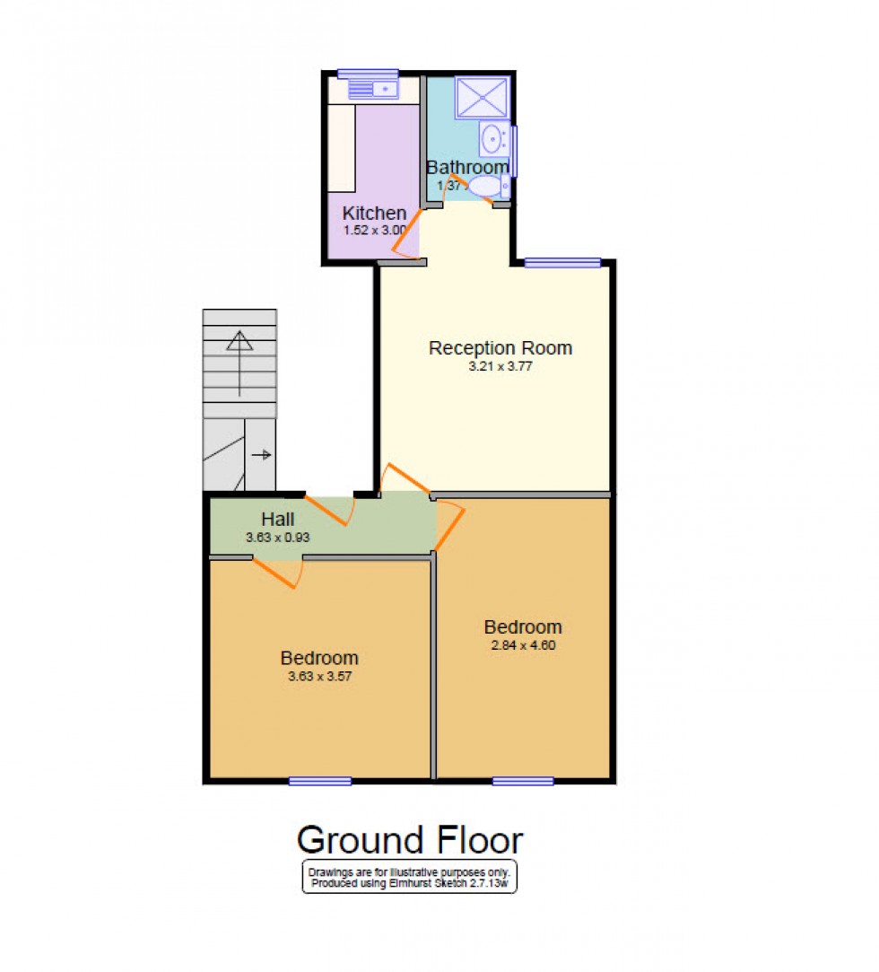 Floorplan for Chapel Street, Ripley