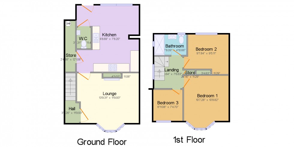 Floorplan for Crich Lane, Belper