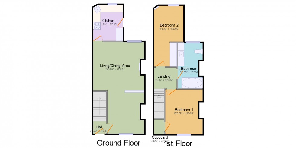 Floorplan for Millfield, Shardlow