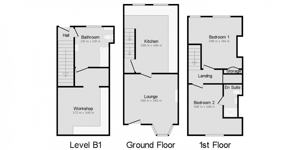 Floorplan for Nottingham Road, Belper